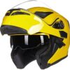 ILM Motorcycle Dual Visor Flip up Modular Full Face Helmet DOT 6 Colors Model 902 902L - Image 3